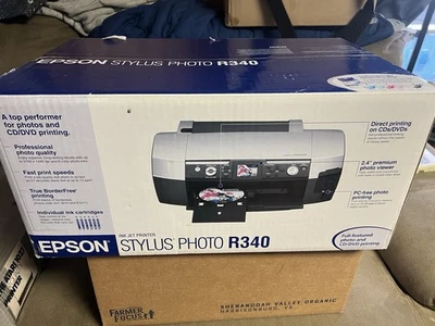 Sealed New Epson  Ink Jet Printer Stylus Photo R340 - Image 1 of 3