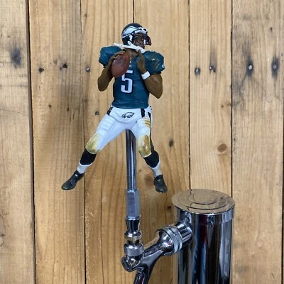 Philadelphia Eagles Barril de Cerveza Mango de Grifo Donovan McNabb FÚTBOL Kegerator Foto 1 de 4