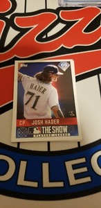2020 TOPPS ON-DEMAND SET 8 MLB THE SHOW CARD PR 824 BREWERS JOSH HADER #30