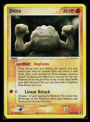 Pokemon Card - Ditto (Geodude) EX Delta Species 62/113
