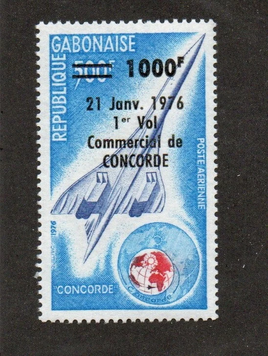 Gabón - Sc# C173 MNH / Aviación - Concorde - Lote 0125317 Foto 1 de 1