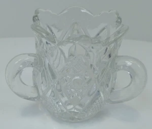 Vintage US Glass Clear 'Minnesota' 3-Handled Toothpick Holder - Picture 1 of 6