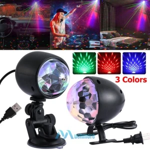 Color changing Party Club Magic Disco Ball Light RGB Rotating DJ Stage Lights - Picture 1 of 46