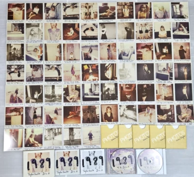 TAYLOR SWIFT 1989 Complete POLAROID PHOTOS #1-65 w/Japan D.L.X Edition CD+DVD - Image 1 of 4