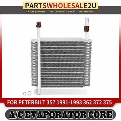 Núcleo evaporador de aire acondicionado de aluminio para Peterbilt 357 1991-1993 362 372 375 377 376 Foto 1 de 4