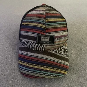 Beautiful Giant Hat Cap Aztec Tribal Snapback Adjustable Boho Mesh Trucker Strip - Picture 1 of 11