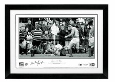 MICHAEL LYNAGH SIGNED LIMITED EDITION RUGY UNION AGAINST ALL ODDS PRINT