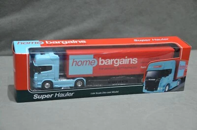 WELLY Home Bargains Scania V8 R730 Diecast Model Truck Lorry 1:64 Super Hauler - Image 1 of 4