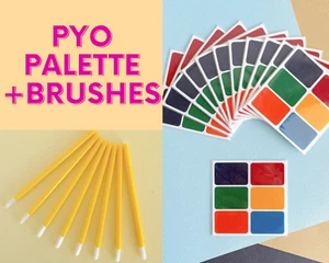 10/25/50/100 with Brushes Paint Your Own PYO Cookie Icing Fathers Day PYO - Picture 1 of 7