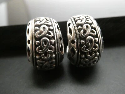 Pendientes Omega John Hardy Jaisalmer Buda Vientre Huggie Esterlina 925 Foto 1 de 4