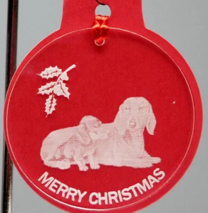 PERRO SALCHICHA CON ADORNO PERRO CACHORRO, LUCITE, - Imagen 1 de 2