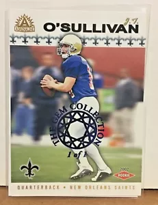 J.T. O'Sullivan 2002 Pacific Adrenaline The Gem Collection Blue Masterpiece #1/1 - Picture 1 of 2