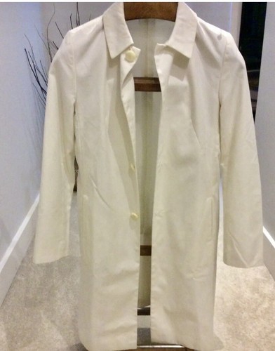 OFF WHITE Trench coat uomo Yohji Yamamoto Ined bianco sporco taglia S