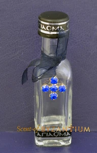Orthodox Glass Bottle for Holy Water Strass Stones Cross Weihwasser Agiasmos - Picture 1 of 8
