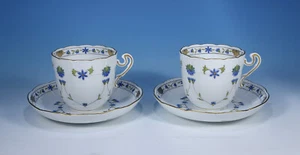 Herend "Lahore 706 LHTBW" 2 Kaffeetassen & Untertassen 1.Wahl (wie neu) - Bild 1 von 2