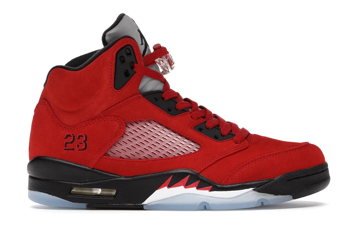 Jordan 5 Retro Raging Bull Red Suede for Sale | Authenticity