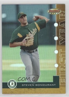 2005 Bowman's Best Gold /25 Steven Bondurant #56 Rookie RC - Image 1 of 2
