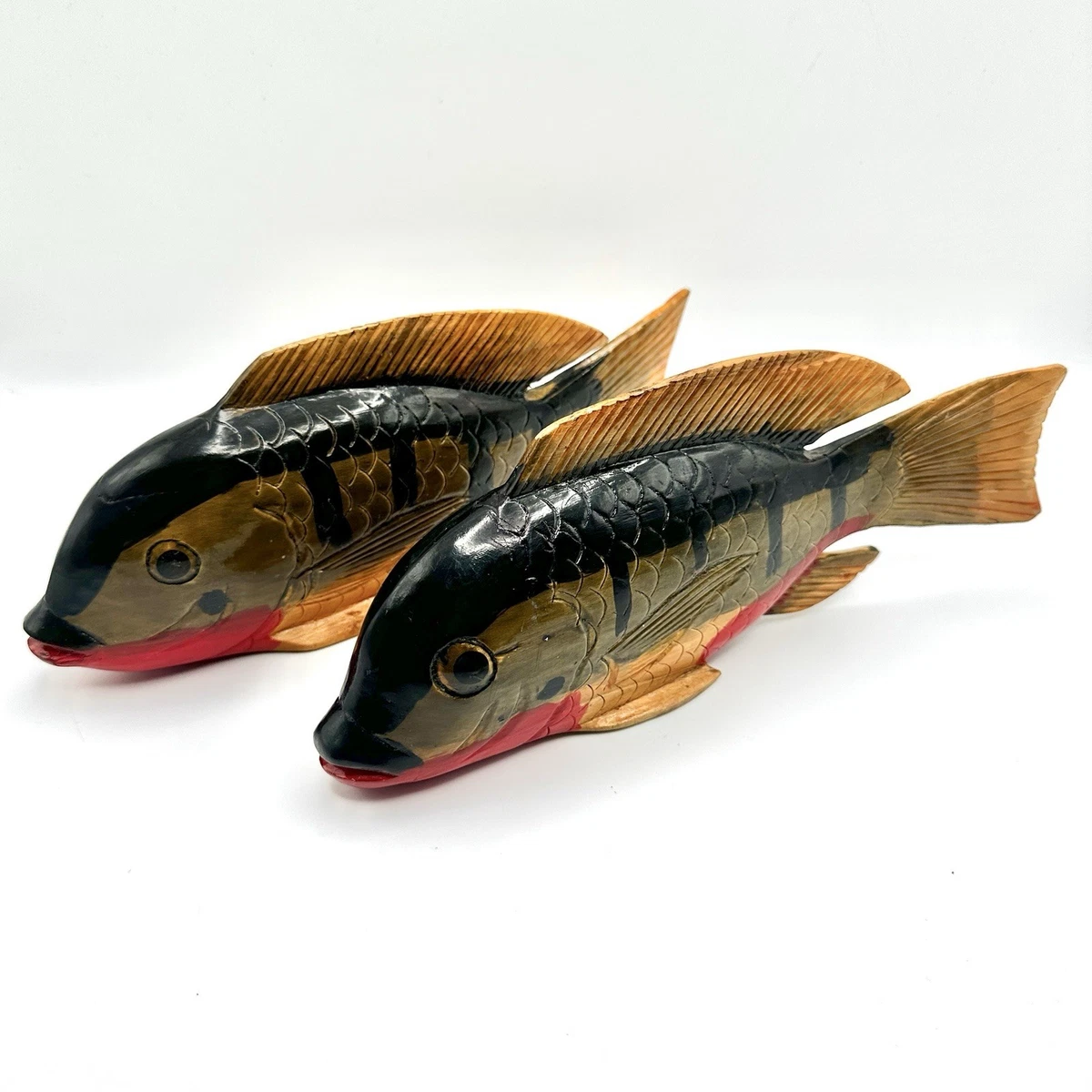 木雕鱼| eBay