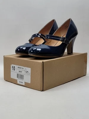 Tacones Mary Jane Windy vintage para mujer azul marino talla 10 Foto 1 de 4