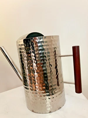 Large Contemporary Chrome Watering Can - Image 1 of 4