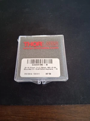 C390TME-B - f = 2.8 mm, NA = 0.55, WD = 2.0 mm, Mounted Aspheric Lens, ARC: 600 - Image 1 of 2