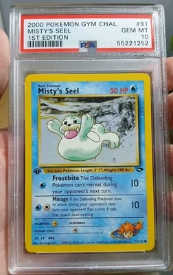 Misty's Seel 91/132 Gym Challenge 1st Edition PSA 10 - Image 1 of 4