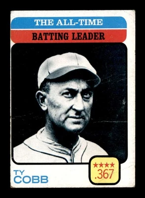 1973 年 Topps #475 Ty Cobb GOOD X3480129 — 第 1/3 张图片