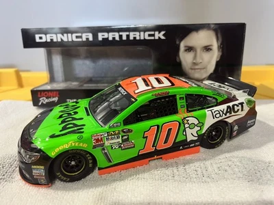 2015 Danica Patrick 10 GoDaddy TaxAct 1/24 Diecast 1/775 AUTOGRAPHED! - Image 1 of 3