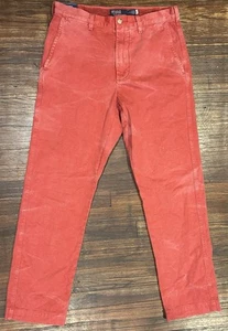 Polo Ralph Lauren Men's Salinger Straight Fit Chino Pant Red 30x30 NWT$198 Golf - Picture 1 of 10