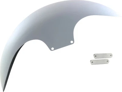 Paul Yaffe Super-Lite Cafe Front Fender for OEM Wheel - Satin Adapters - 19in. - Image 1 of 3