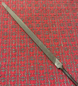 Vintage NICHOLSON 7" Slim Taper File Three Square Triangular USA 🇺🇸 New NOS - Picture 1 of 13