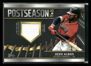 2021 Topps #PPR-OA Ozzie Albies Postseason Performance Relics #/99 - Picture 1 of 2