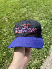 RARE Vintage Detroit Pistons SnapBack Sports Specialties NBA Official Hat Cap