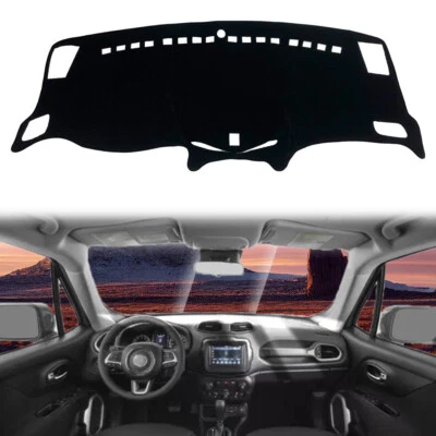 Car Dash Cover Mat Dashboard Pad For Jeep Renegade 2015-2021 Non-slip Pad — 第 1/4 张图片