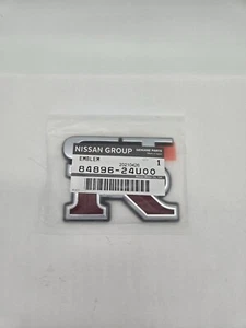 NEW GENUINE Nissan GTR Emblem from R33 Skyline GTR Trunk Badge 84896-24U00 - Picture 1 of 2