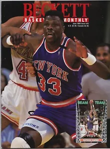 Patrick Ewing New York Knicks June 1993 Beckett Basketball Card Monthly - Picture 1 of 2