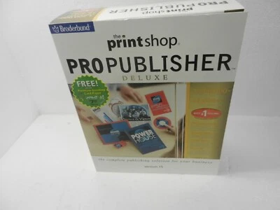 The Print Shop - PRO PUBLISHER - Deluxe Version - Broderbund - Image 1 of 4