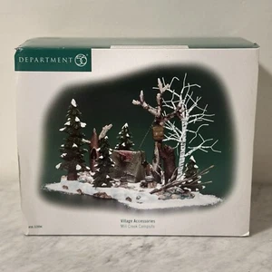 Department 56 Mill Creek Campsite 52894 Village Accessories Complete In Box - Picture 1 of 13
