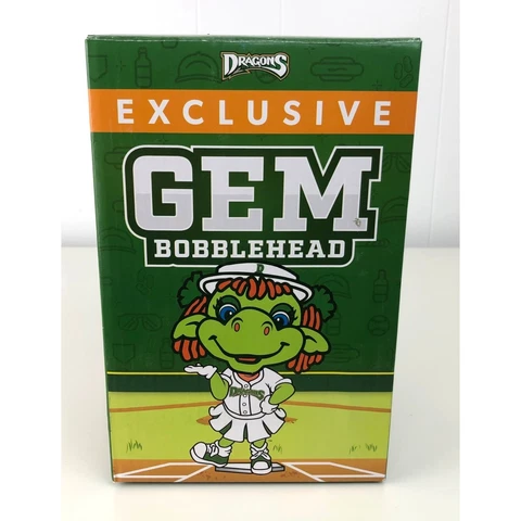 Dayton Dragons Minor League Baseball Mascot Gem Bobblehead  7" Cover