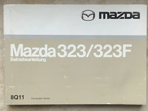 Mazda 323 Betriebsanleitung Bedienung Wartung Handbuch Bordbuch 1987 - Bild 1 von 9