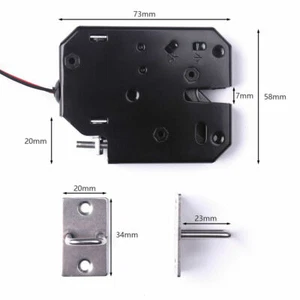 12V K01 Electromagnetic Security Electric Magnetic Lock Door Access Control Lock - Picture 1 of 10