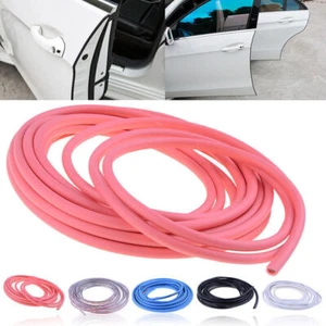 5M Sello de Goma Forma de U Coche Puerta Borde Protector Moldeo Tira Roja NUEVO - Imagen 1 de 7