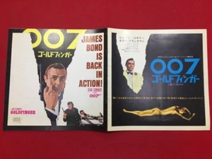 James Bond 007 Goldfinger A4 opuscolo film Sean Connery Gerd Fröbe usato - Foto 1 di 5