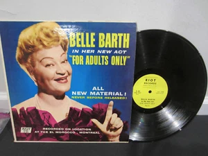BELLE BARTH For Adults Only New Act Comedy 12" Vinyl Record Album LP Original - Picture 1 of 1