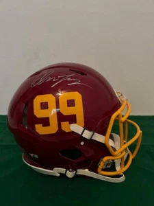 CHASE YOUNG AUTOGRAPHED SPEED HELMET WASHINGTON FOOTBALL TEAM COMMANDERS REDSKIN - Imagen 1 de 7