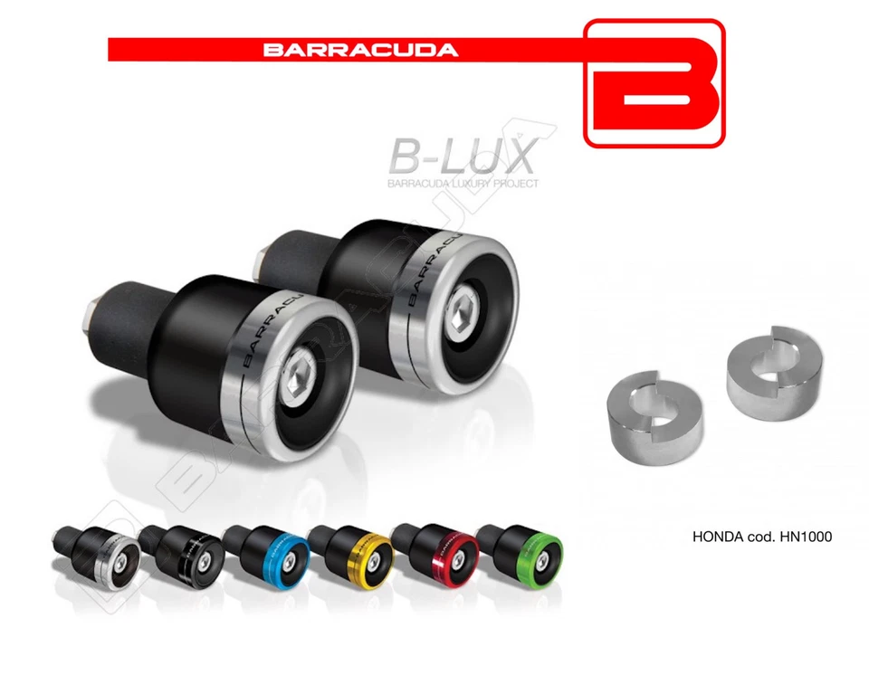 BARRACUDA CONTRAPPESI ERGAL BLUX + ADATTATORI HONDA CR 80 R HM CR 125 R - Immagine 1 di 1