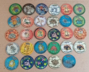 rare vintage Pogs 90's lot 29 TAZOS POKEMON 3d Lenticular Pepsico Argentina - Picture 1 of 6