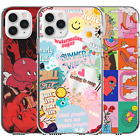Silicone Cover Case Collage Abstract Funny Meme Culture Summer Vibes Cute Heart
