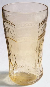 Federal Glass  Patrician Amber 5 Oz Tumbler 1753449 - Picture 1 of 1