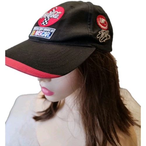Nascar Racing Coca Cola Soft Drink Official Hat Cap Black Strapback ...